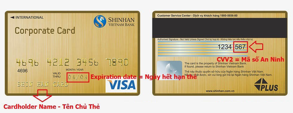 Cách sử dụng thẻ tín dụng visa